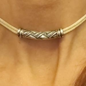 Vintage RARE John Hardy Sterling Silver Adjustable Necklace